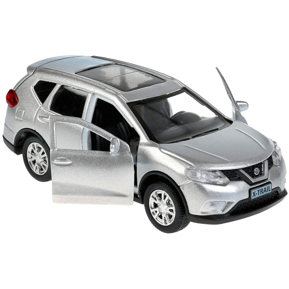 Модель X-TRAIL-SL Nissan X-TRAIL серебр. Технопарк  в коробке