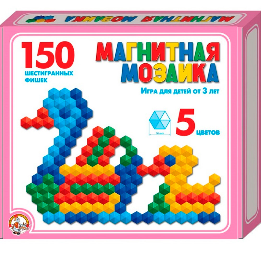 Мозаика магнитная 150 фишек 960 /10/