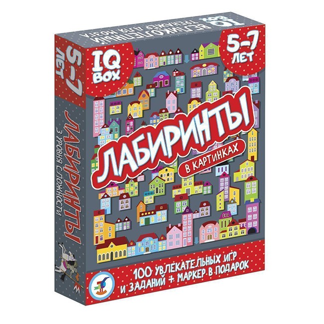 Игра IQ Box. Лабиринты. 5-7 лет 3567