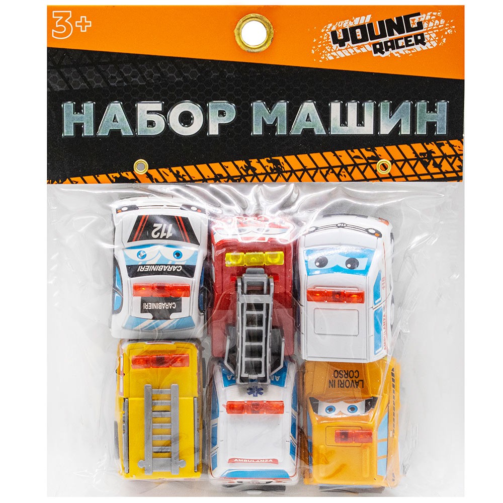 Набор машин Young Racer 2817-6YS Спецтехника в пак..