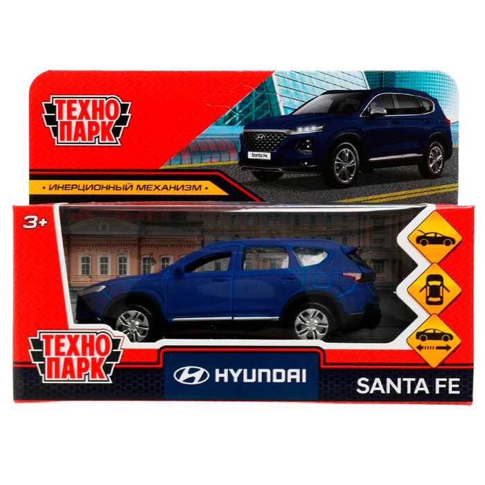 Модель SANTAFE2-12FIL-BU HYUNDAI SANTAFE SOFT 12 см син Технопарк в кор. /72/