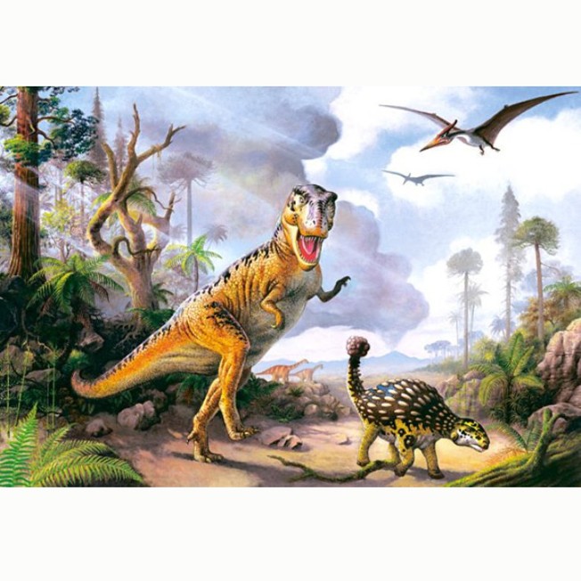 Пазл 120 Динозавры А5-12022-D2 Castor Land.