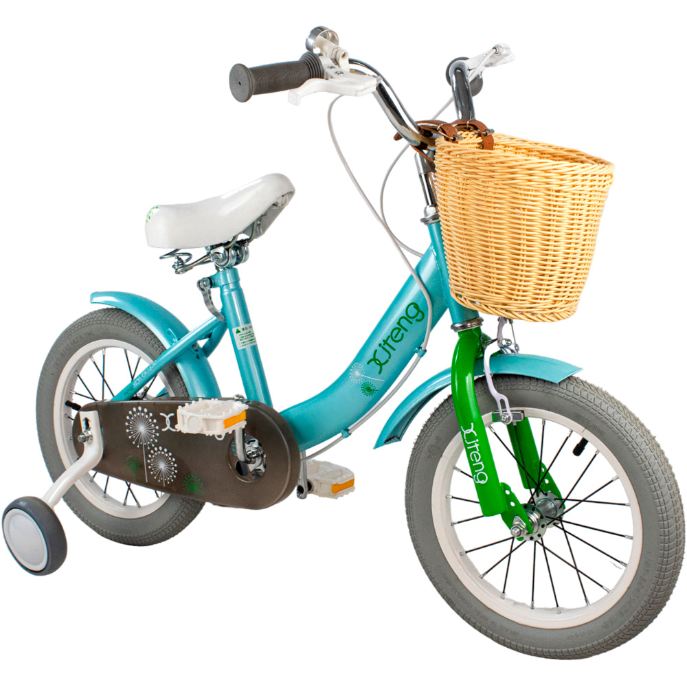 Велосипед 2-х 14 FG231017088C-2B зеленый 