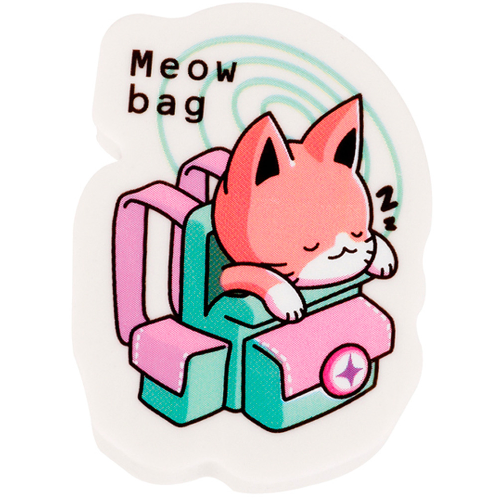 Ластик MESHU Meow-bag фигурный 40*30*13мм 339293 .