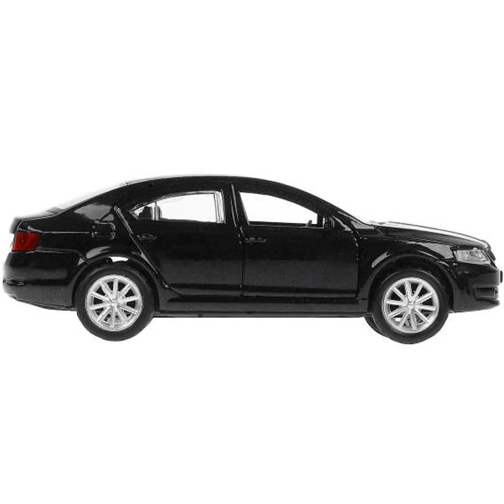 Модель OCTAVIA-12-BK SKODA OCTAVIA 12 см, двери, багаж, инерц. черный Технопарк  в коробке