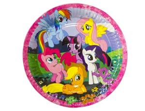Тарелка My Little Pony 23 см 8шт. 1502-1328.
