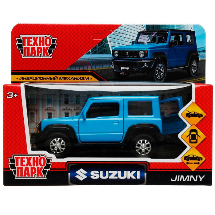 Модель JIMNY-12-BUBK SUZUKI JIMNY 11,5 см синий Технопарк в кор. 