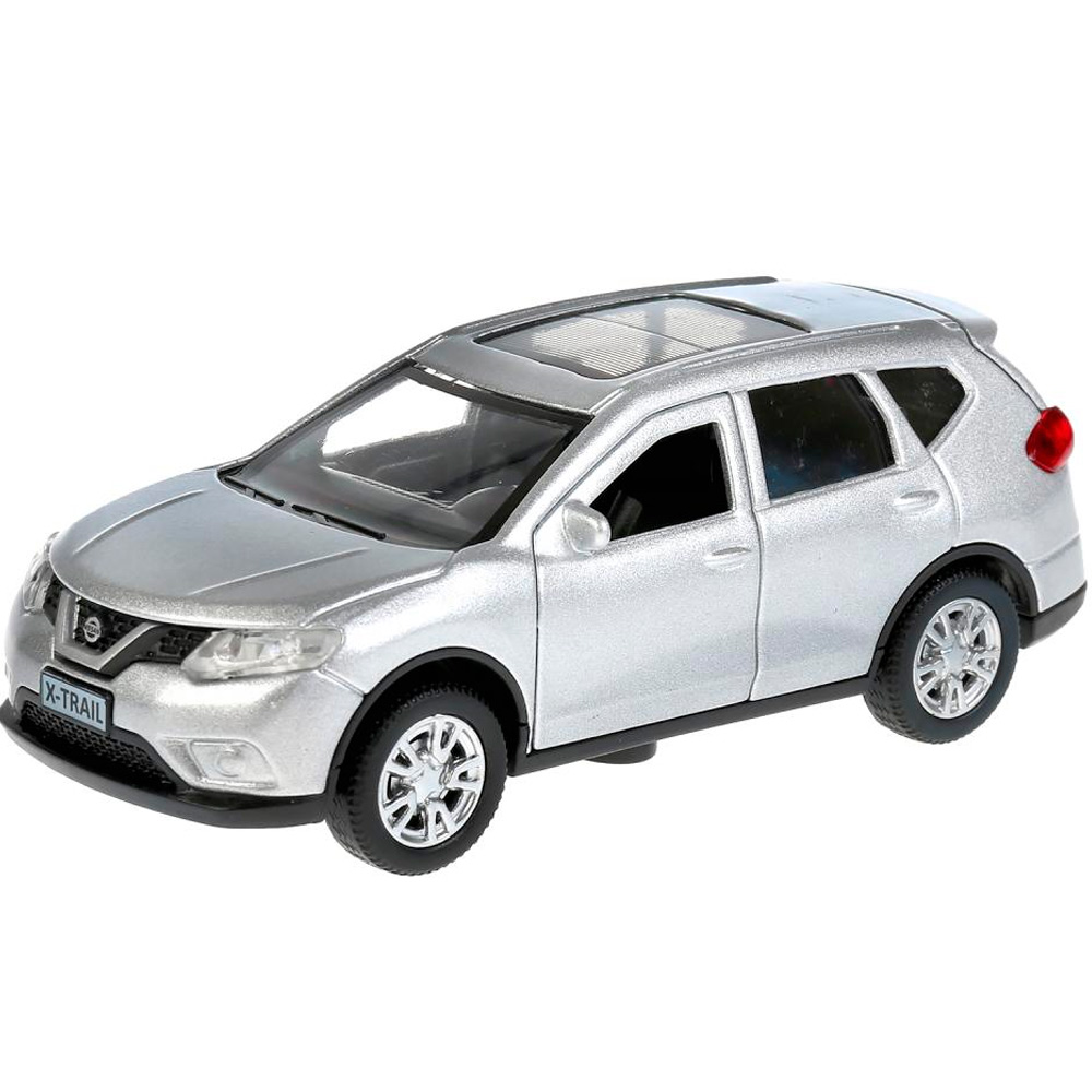 Модель X-TRAIL-SL Nissan X-TRAIL серебр. Технопарк  в коробке