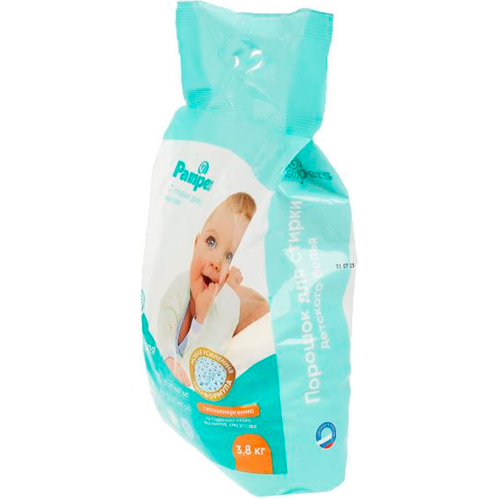 Порошок для стирки детского белья pampers 3,8 кг Заботливая мама BH097264PM