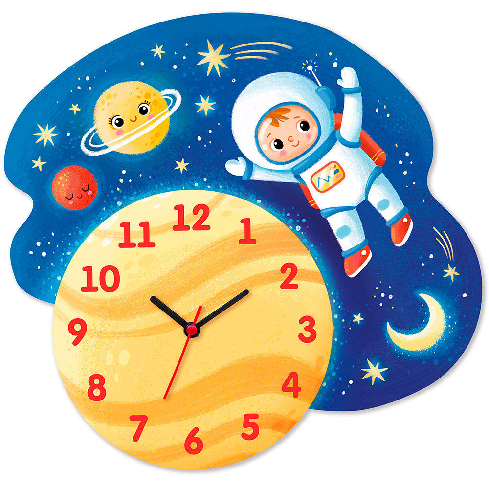 Дер. Часы настенные детские Космос 8633.