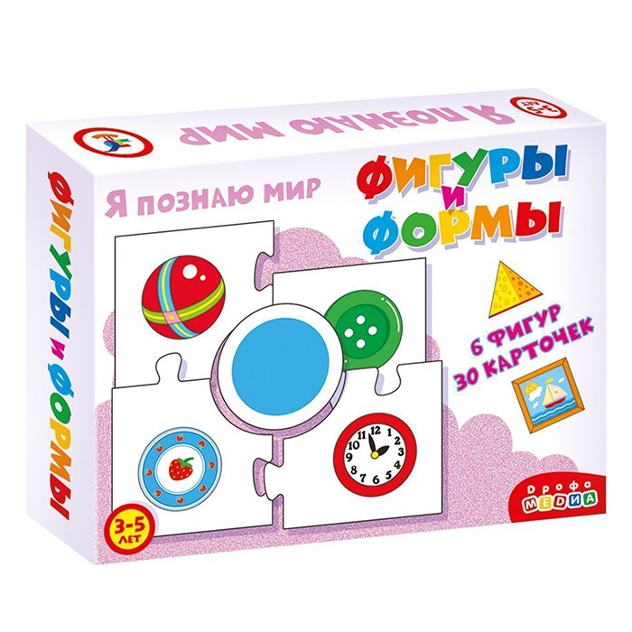 Игра пазл Развивающий Ассоциации. Фигуры и формы 3870