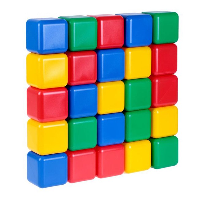 Набор кубиков 25 шт 12см 1930547.